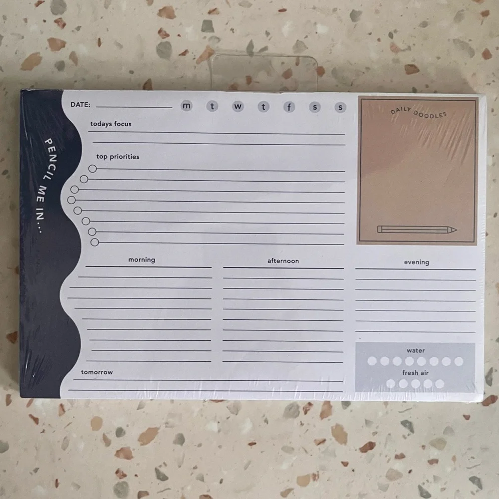🍭 3/$20 abstract daily weekly tracker planner pad